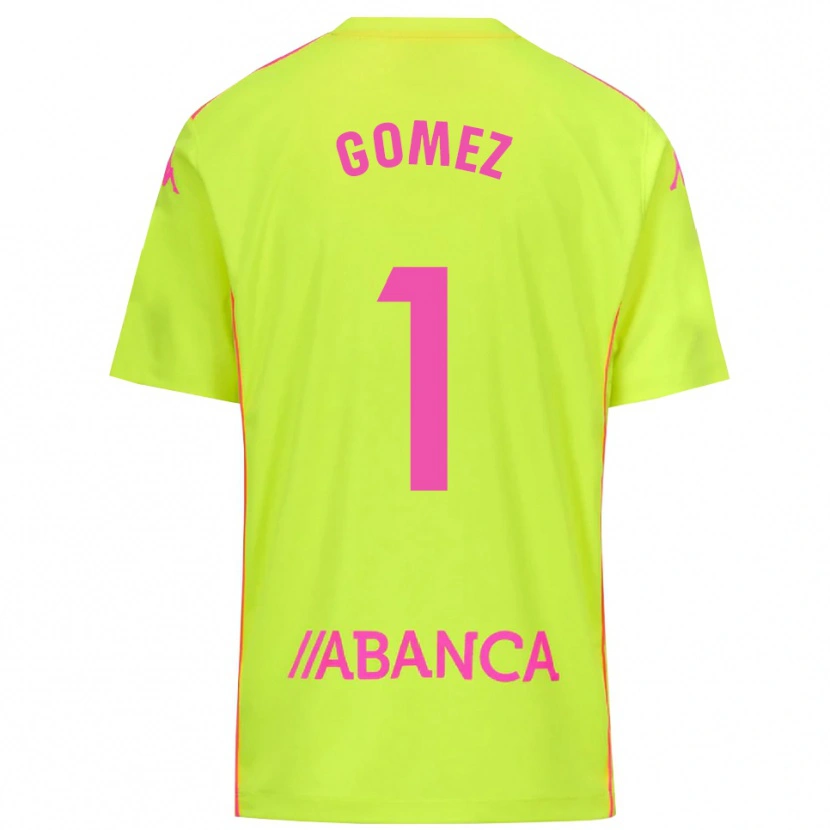 Danxen Donna Yohana Gómez #1 Maglia Gara Portiere Giallo Verde 2025/26 Maglietta