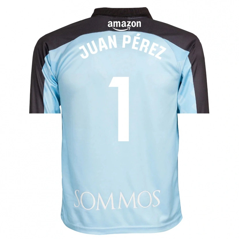 Danxen Donna Juan Pérez #1 Maglia Gara Portiere Azzurro Chiaro Nero 2025/26 Maglietta