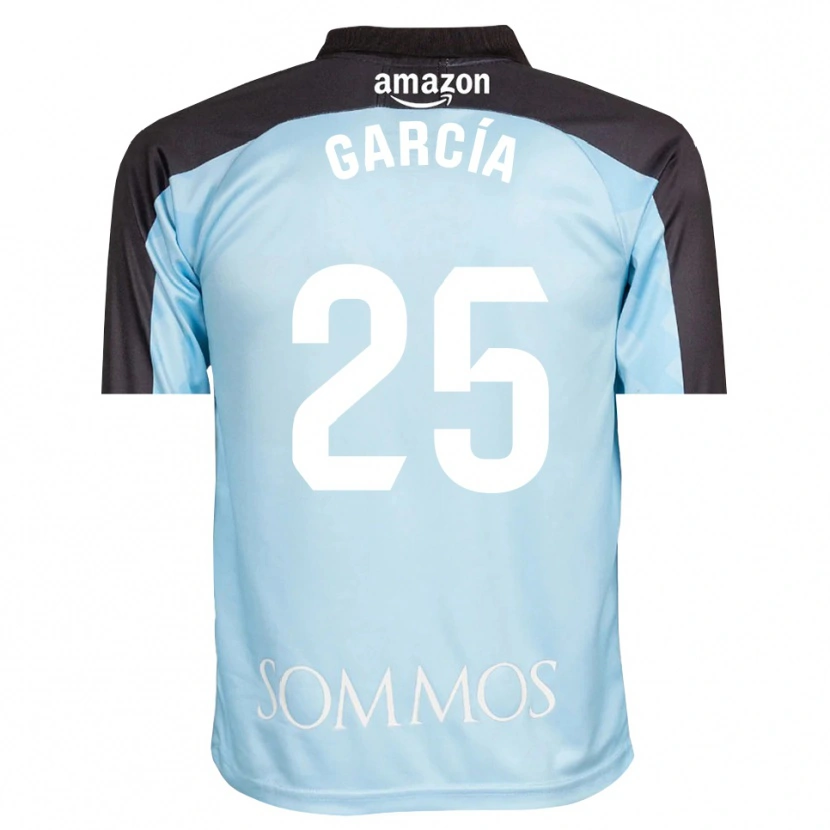 Danxen Donna Jaime García #25 Maglia Gara Portiere Azzurro Chiaro Nero 2025/26 Maglietta