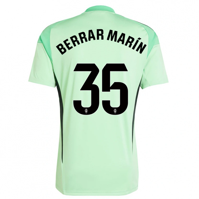 Danxen Donna Sergio Berrar #35 Maglia Gara Portiere Verde Primavera Medio 2025/26 Maglietta