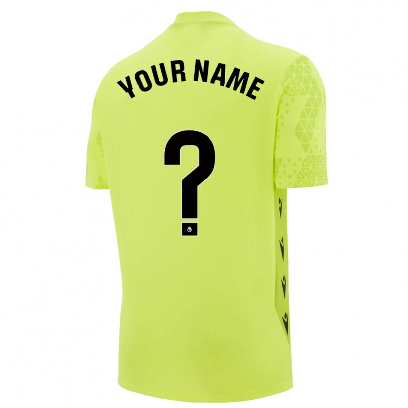 Danxen Donna Burgos CF Maglia Gara Portiere Verde Giallo Nero 2025/26 Maglietta