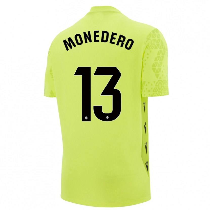 Danxen Donna Marc Monedero #13 Maglia Gara Portiere Verde Giallo Nero 2025/26 Maglietta