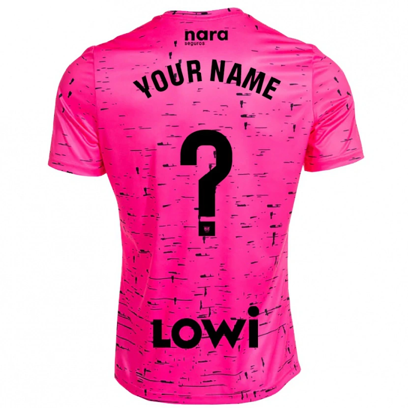 Danxen Donna CD Leganés Maglia Gara Portiere Rosa Profondo Nero 2025/26 Maglietta