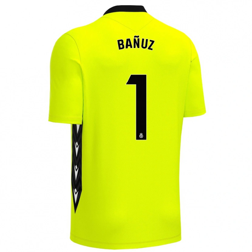 Danxen Donna Miguel Bañuz #1 Maglia Gara Portiere Verde Giallo Nero 2025/26 Maglietta