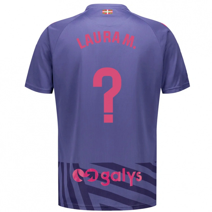 Danxen Donna Laura Marti Enseñat #0 Maglia Gara Portiere Blu Grigio Viola 2025/26 Maglietta