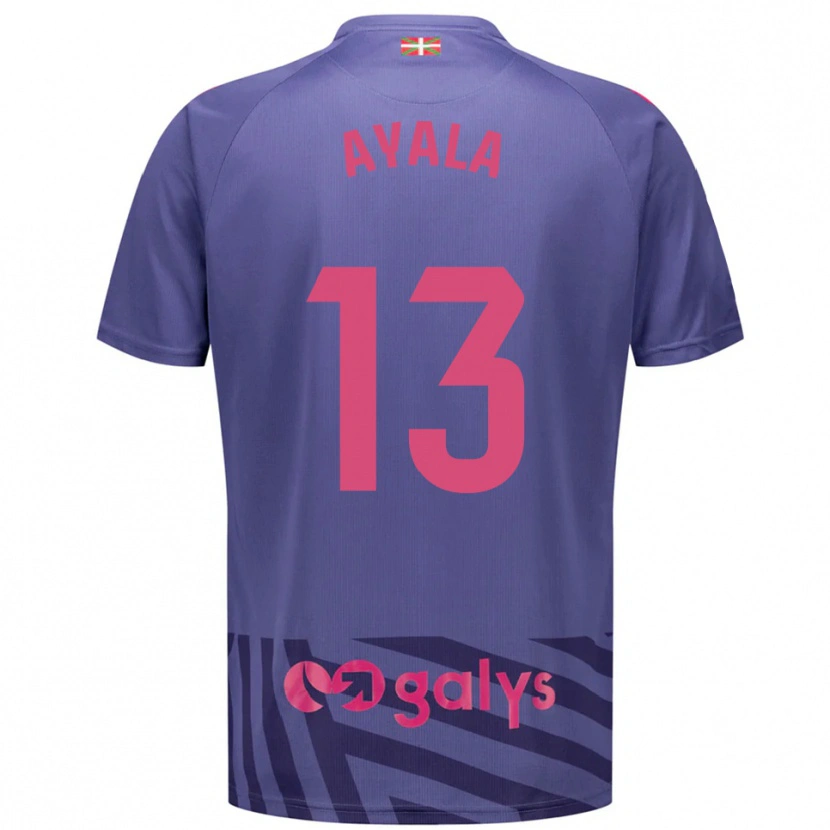 Danxen Donna Unai Ayala #13 Maglia Gara Portiere Blu Grigio Viola 2025/26 Maglietta