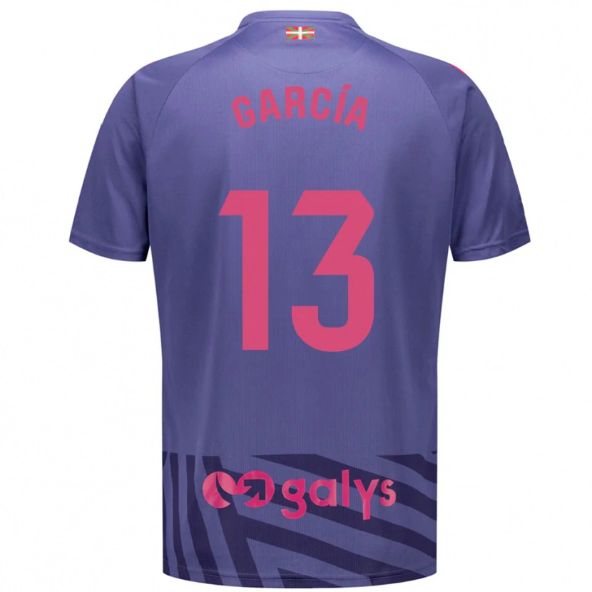 Danxen Donna Jon García #13 Maglia Gara Portiere Blu Grigio Viola 2025/26 Maglietta