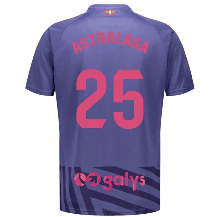 Danxen Donna Eunate Astralaga Aranguren #25 Maglia Gara Portiere Blu Grigio Viola 2025/26 Maglietta