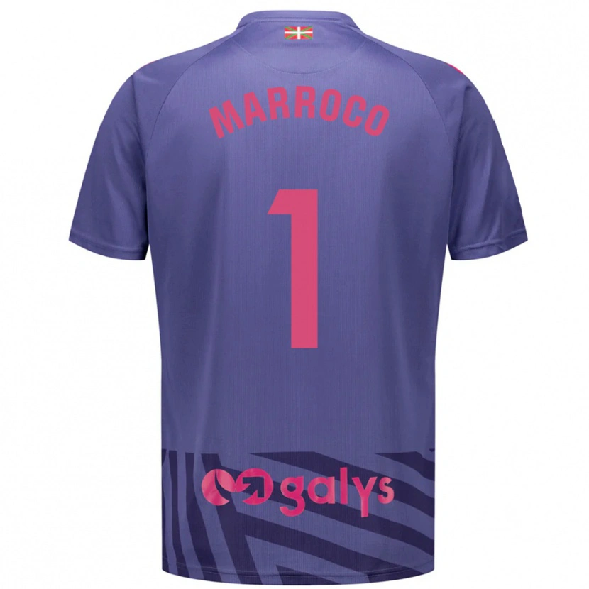 Danxen Donna Marc Marroco #1 Maglia Gara Portiere Blu Grigio Viola 2025/26 Maglietta