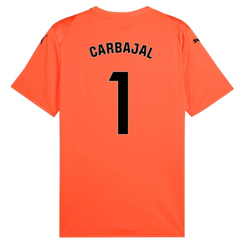 Danxen Donna Cristina Díaz Carbajal #1 Maglia Gara Portiere Arancione Nero Rosso 2025/26 Maglietta