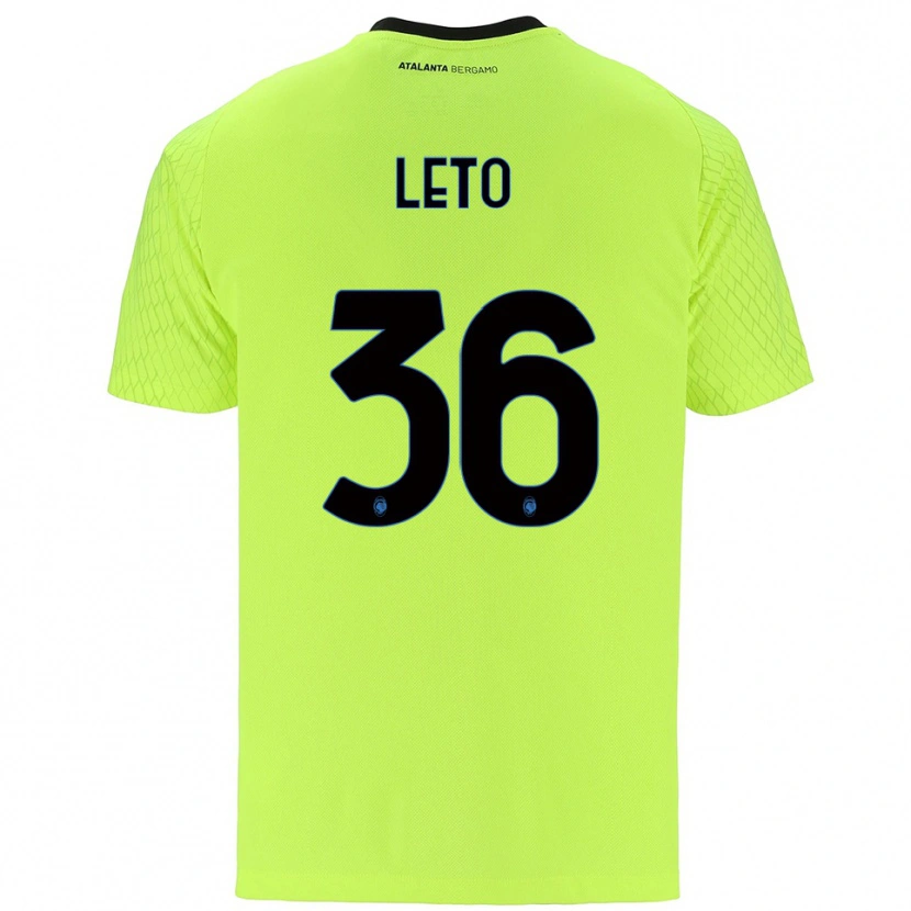Danxen Donna Manuel Leto #36 Maglia Gara Portiere Verde Giallo Rosso 2025/26 Maglietta