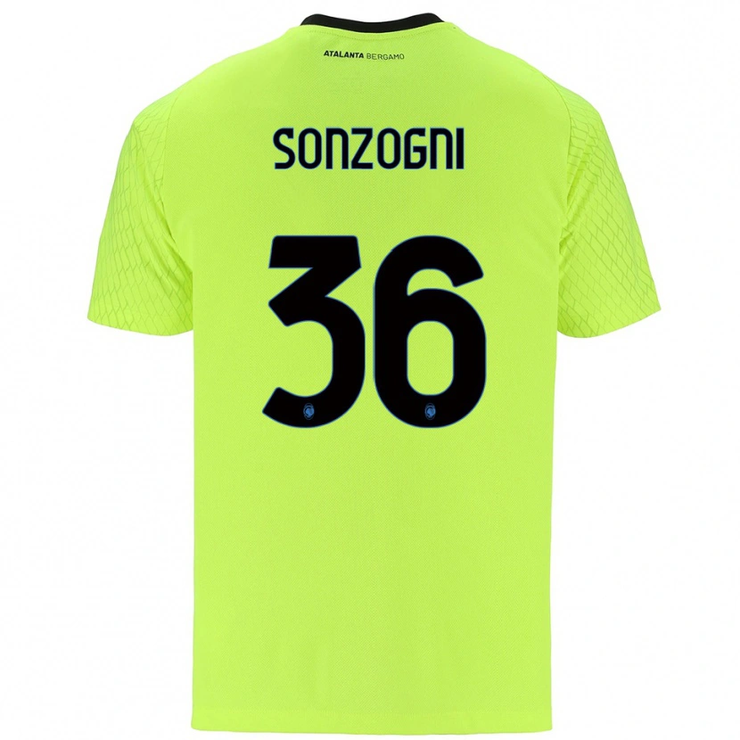 Danxen Donna Mattia Sonzogni #36 Maglia Gara Portiere Verde Giallo Rosso 2025/26 Maglietta