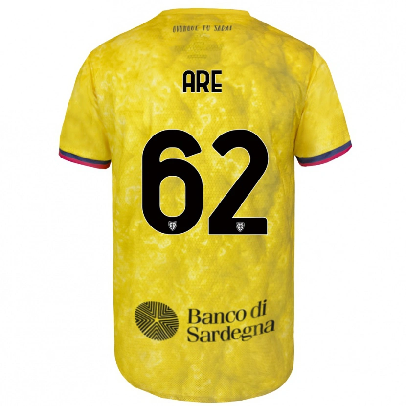 Danxen Donna Emmanuele Are #62 Maglia Gara Portiere Giallo Nero 2025/26 Maglietta