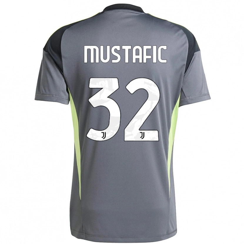 Danxen Donna Emma Mustafic #32 Maglia Gara Portiere Grigio Scuro Bianco 2025/26 Maglietta