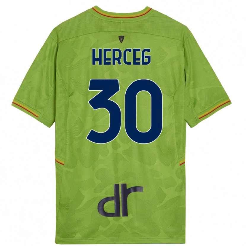 Danxen Donna Lovro Herceg #30 Maglia Gara Portiere Verde Foresta Nero 2025/26 Maglietta