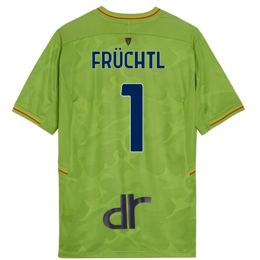 Danxen Donna Christian Früchtl #1 Maglia Gara Portiere Verde Foresta Nero 2025/26 Maglietta