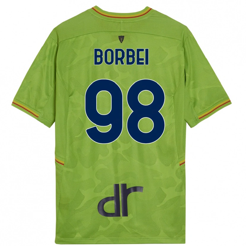 Danxen Donna Alexandru Borbei #98 Maglia Gara Portiere Verde Foresta Nero 2025/26 Maglietta