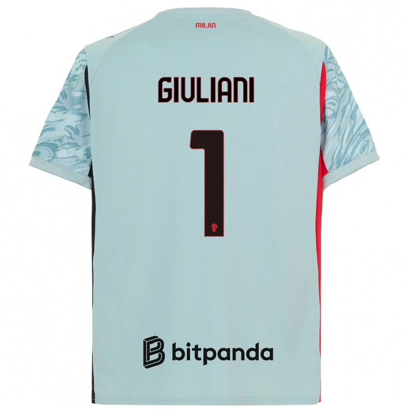 Danxen Donna Laura Giuliani #1 Maglia Gara Portiere Azzurro Rosso 2025/26 Maglietta