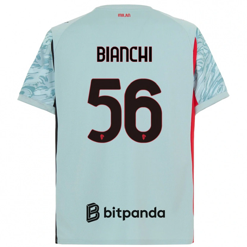 Danxen Donna Alessandro Bianchi #56 Maglia Gara Portiere Azzurro Rosso 2025/26 Maglietta