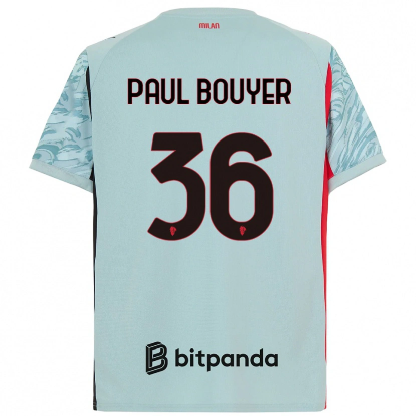 Danxen Donna Léo Paul Bouyer #36 Maglia Gara Portiere Azzurro Rosso 2025/26 Maglietta
