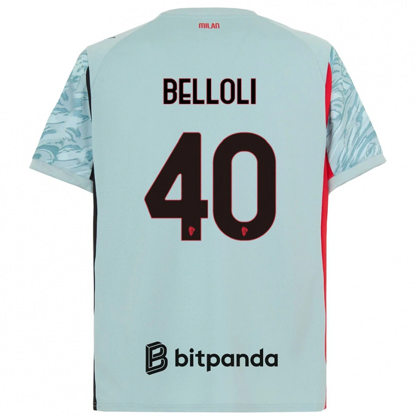 Danxen Donna Sofia Belloli #40 Maglia Gara Portiere Azzurro Rosso 2025/26 Maglietta