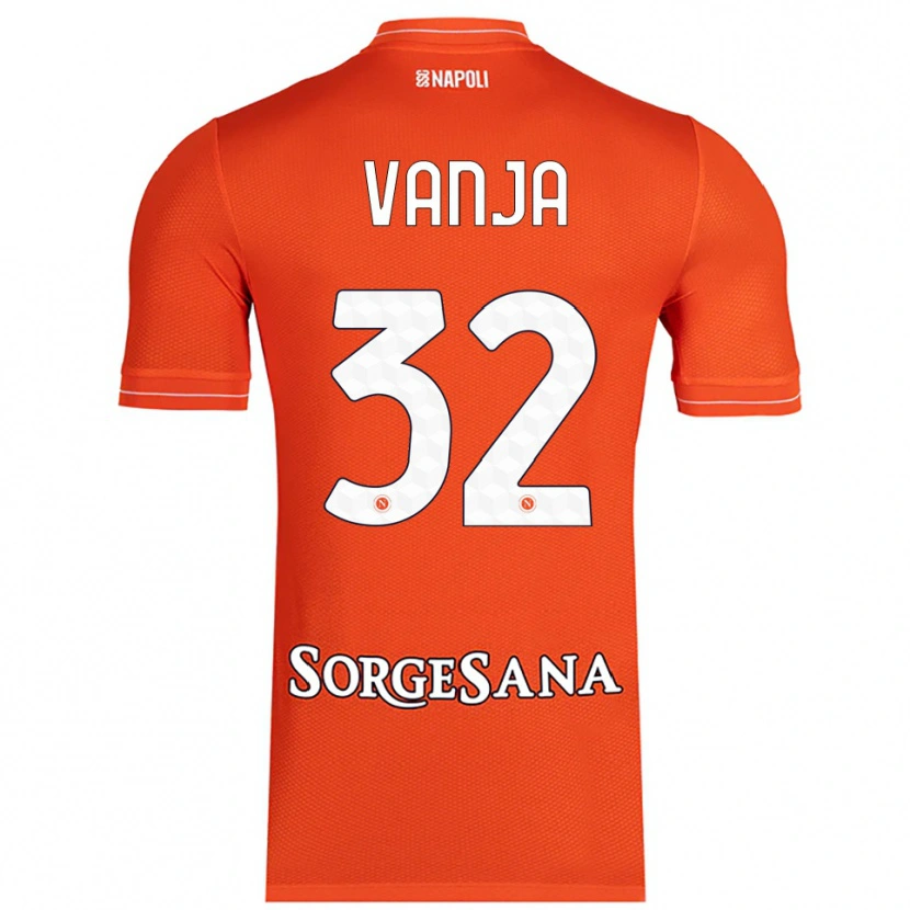 Danxen Donna Vanja Milinković-Savić #32 Maglia Gara Portiere Arancione Rosso Bianco 2025/26 Maglietta