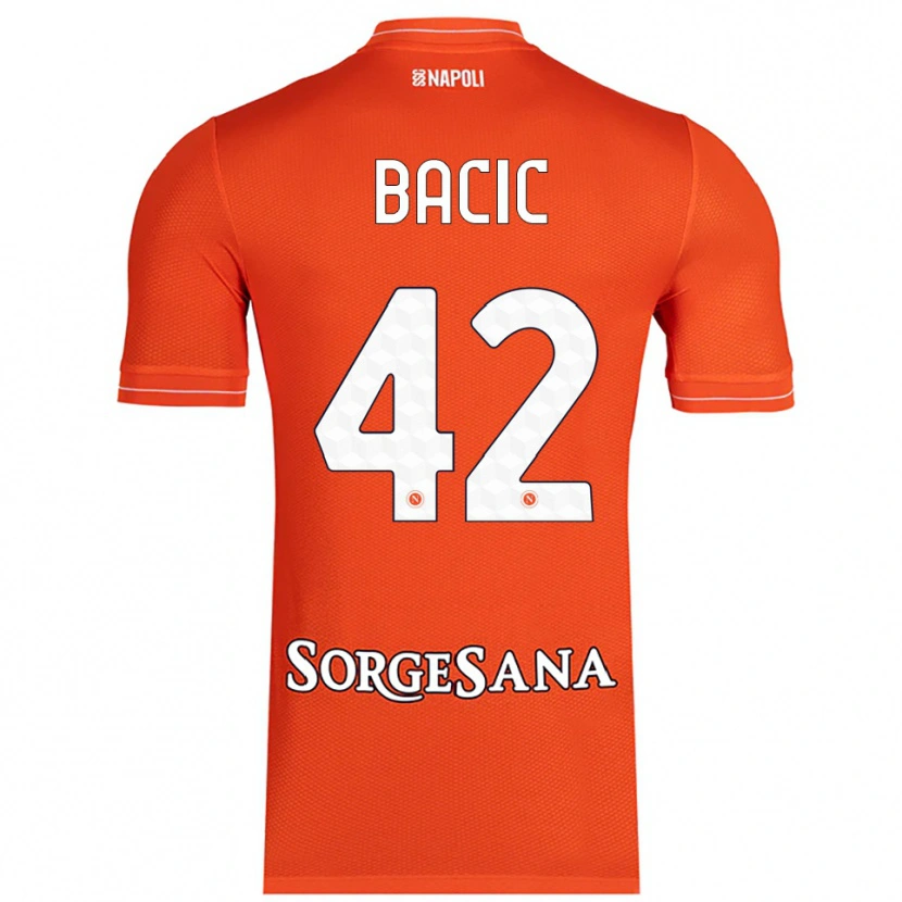 Danxen Donna Doris Bačić #42 Maglia Gara Portiere Arancione Rosso Bianco 2025/26 Maglietta