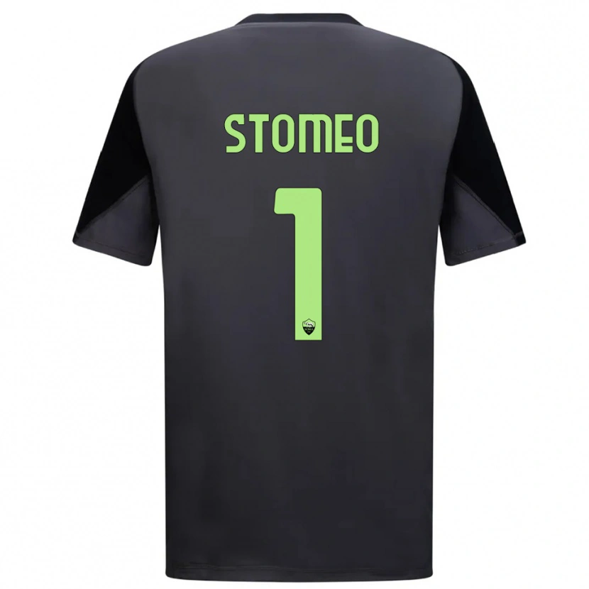 Danxen Donna Giorgio Stomeo #1 Maglia Gara Portiere Nero Verde Chiaro 2025/26 Maglietta