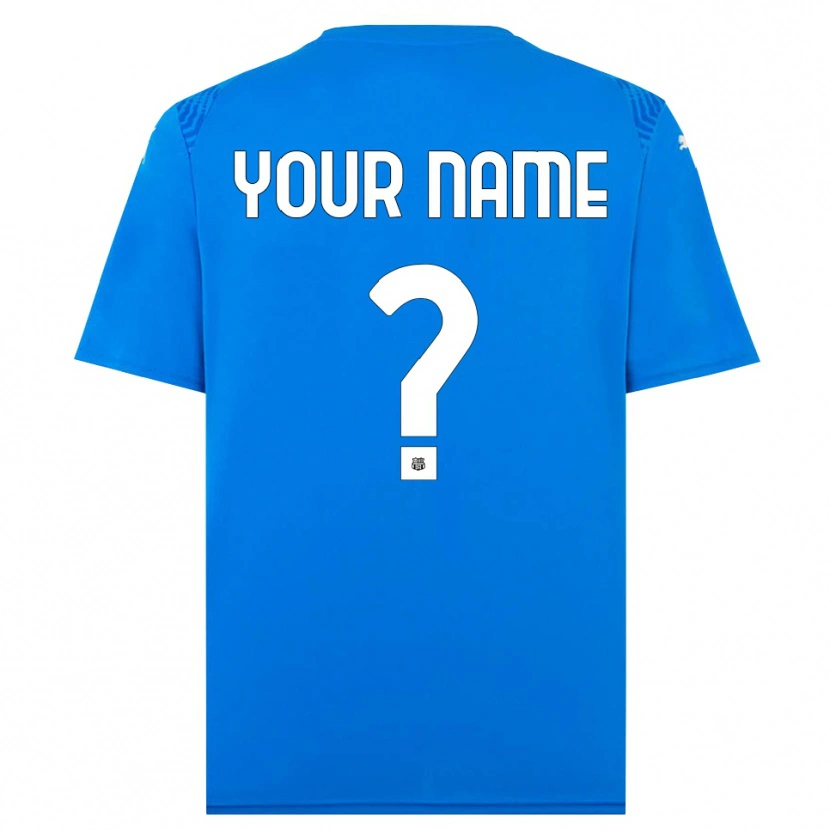Danxen Donna US Sassuolo Maglia Gara Portiere Blu Bianco 2025/26 Maglietta