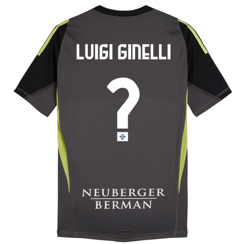 Danxen Donna Lorenzo Luigi Ginelli #0 Maglia Gara Portiere Nero Verde Chiaro 2025/26 Maglietta