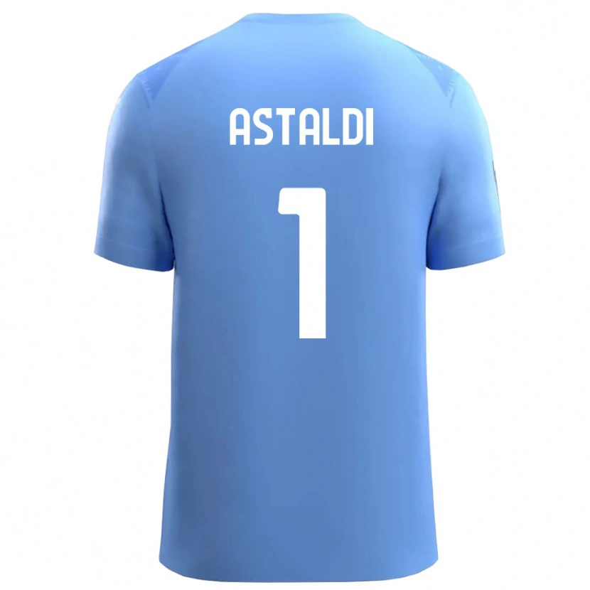 Danxen Donna Gianluca Astaldi #1 Maglia Gara Portiere Azzurro Bianco 2025/26 Maglietta
