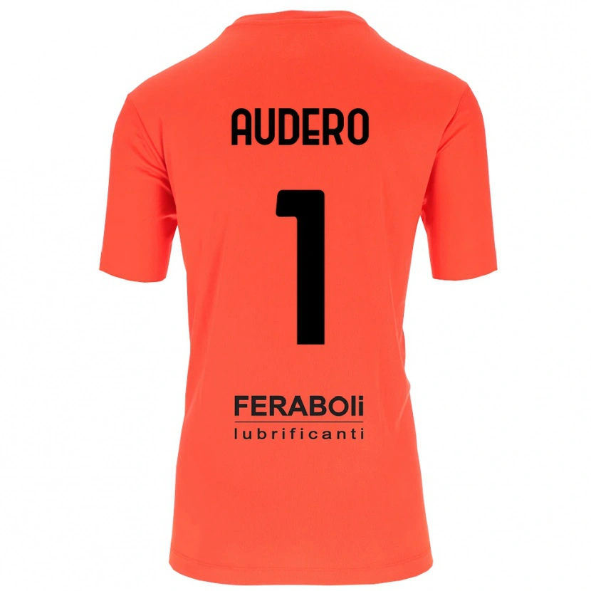 Danxen Donna Emil Audero #1 Maglia Gara Portiere Arancione Rosso Nero 2025/26 Maglietta