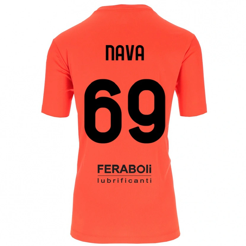 Danxen Donna Lapo Nava #69 Maglia Gara Portiere Arancione Rosso Nero 2025/26 Maglietta