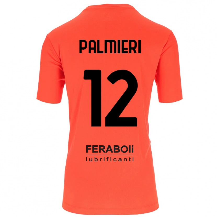 Danxen Donna Cristian Palmieri #12 Maglia Gara Portiere Arancione Rosso Nero 2025/26 Maglietta