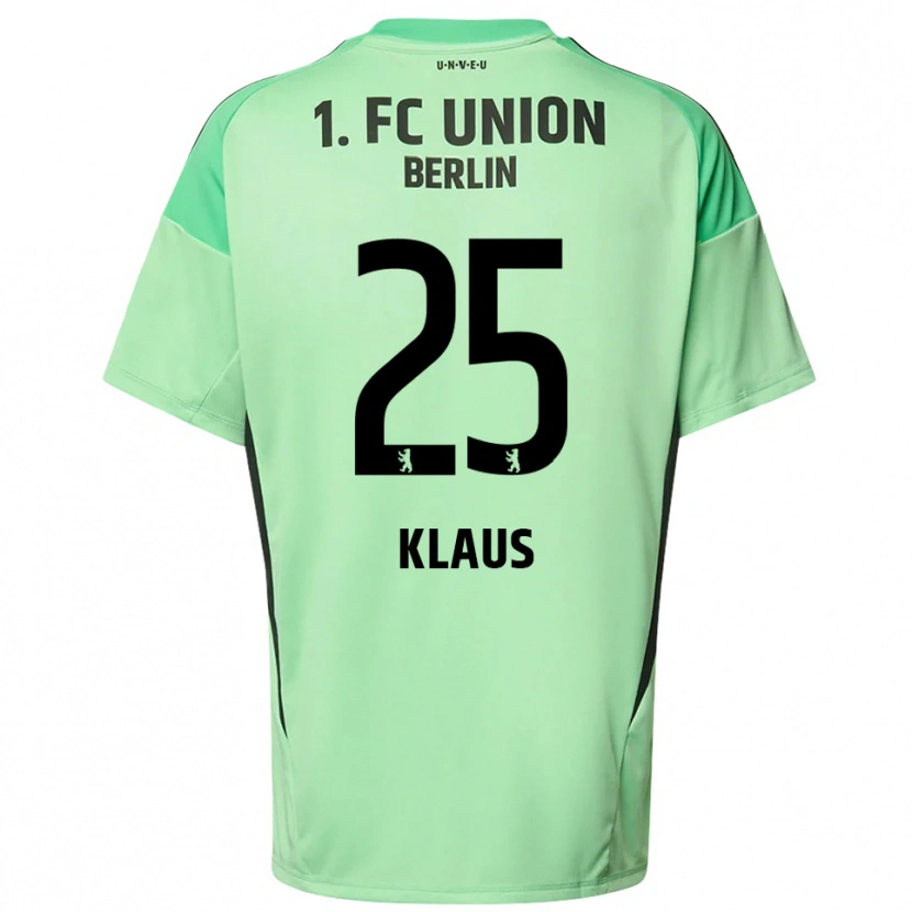 Danxen Donna Carl Klaus #25 Maglia Gara Portiere Verde Chiaro Nero 2025/26 Maglietta