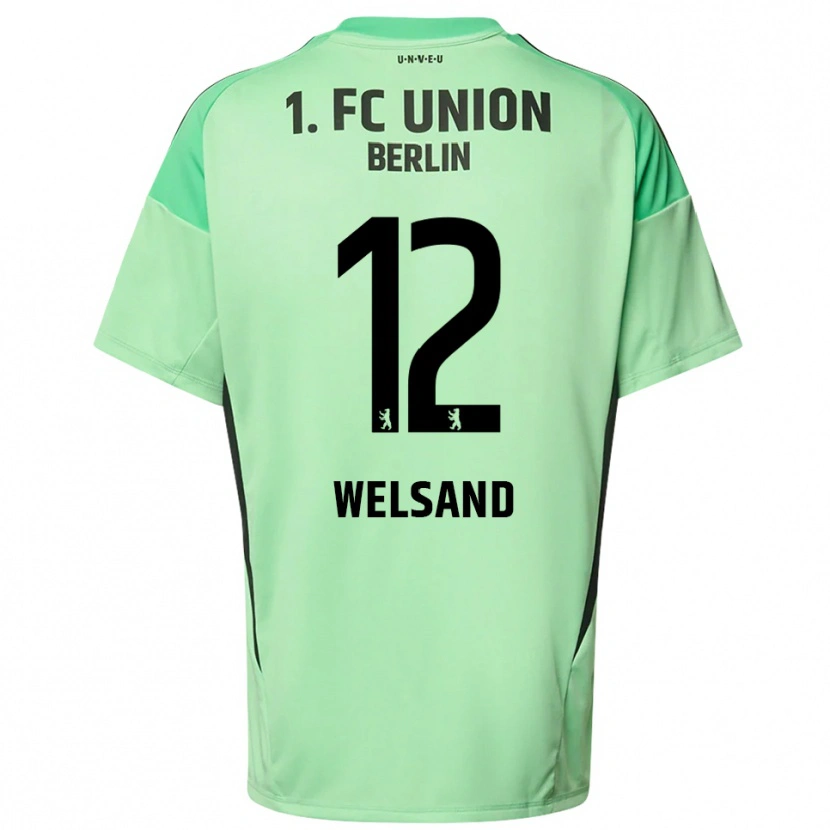 Danxen Donna Oskar Welsand #12 Maglia Gara Portiere Verde Chiaro Nero 2025/26 Maglietta