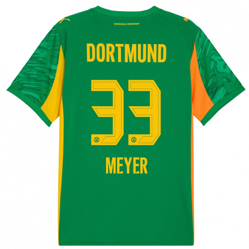 Danxen Donna Alexander Meyer #33 Maglia Gara Portiere Verde Arancione 2025/26 Maglietta