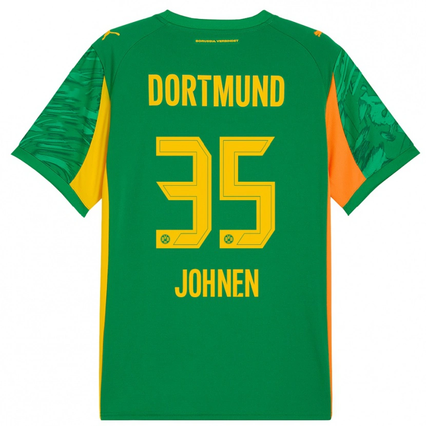 Danxen Donna Marcel Johnen #35 Maglia Gara Portiere Verde Arancione 2025/26 Maglietta