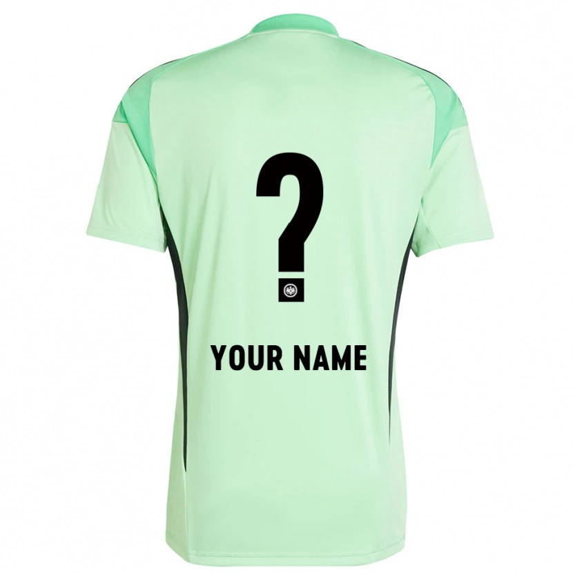 Danxen Donna Eintracht Frankfurt Maglia Gara Portiere Verde Chiaro Nero 2025/26 Maglietta