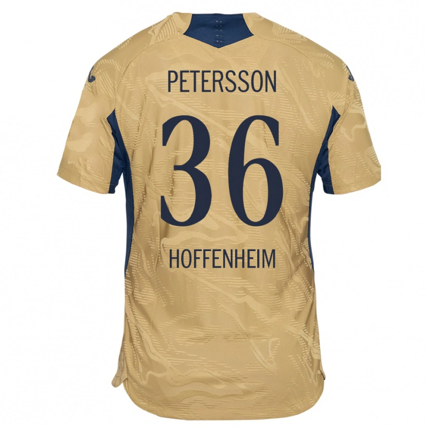 Danxen Donna Lúkas Petersson #36 Maglia Gara Portiere Tan Nero 2025/26 Maglietta