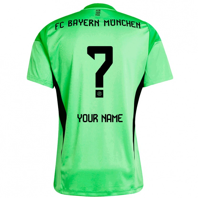 Danxen Donna Bayern Munich Maglia Gara Portiere Verde Primavera Medio 2025/26 Maglietta