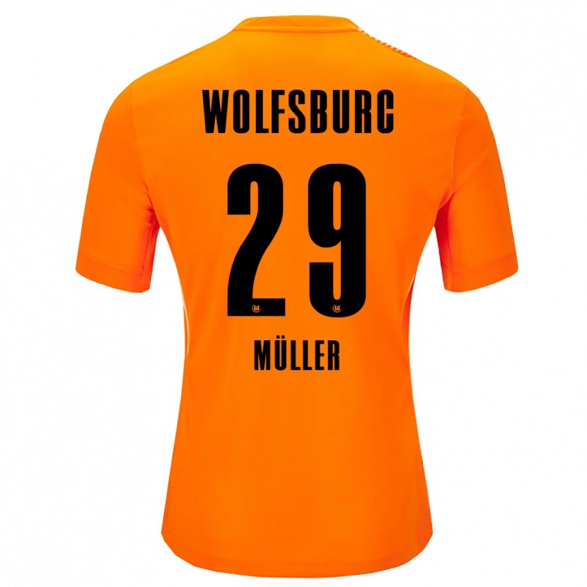 Danxen Donna Marius Müller #29 Maglia Gara Portiere Rosso Nero 2025/26 Maglietta