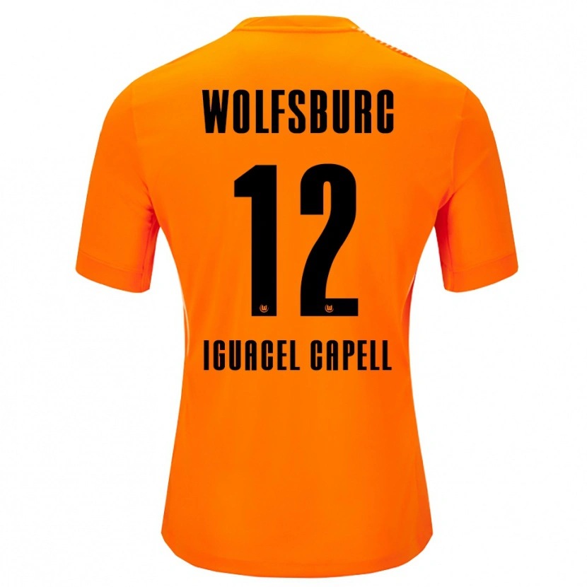 Danxen Donna Diego Iguacel Capell #12 Maglia Gara Portiere Rosso Nero 2025/26 Maglietta