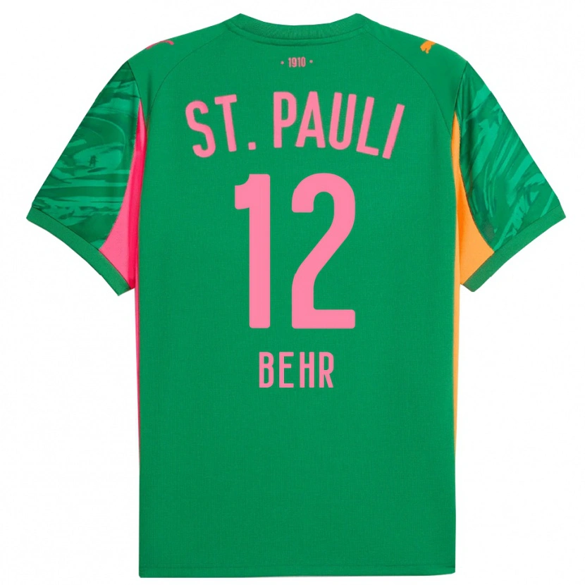 Danxen Donna Juri Behr #12 Maglia Gara Portiere Verde Arancione Rosa 2025/26 Maglietta