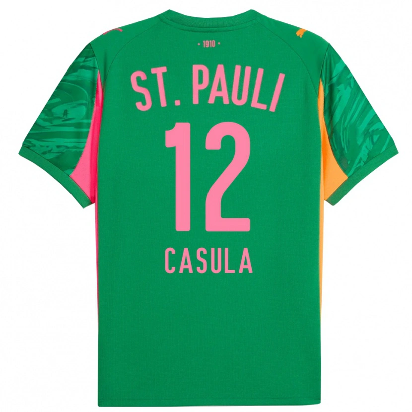 Danxen Donna David Casula #12 Maglia Gara Portiere Verde Arancione Rosa 2025/26 Maglietta