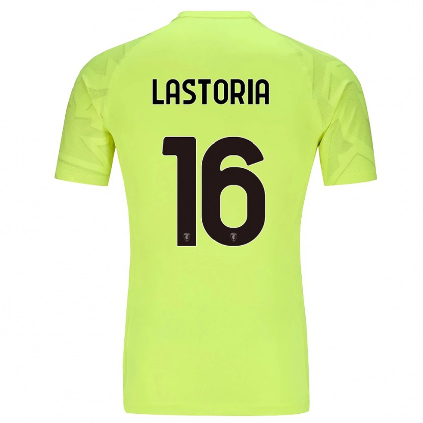 Danxen Donna Tommaso Lastoria #16 Maglia Gara Portiere Verde Fluorescente 2025/26 Maglietta