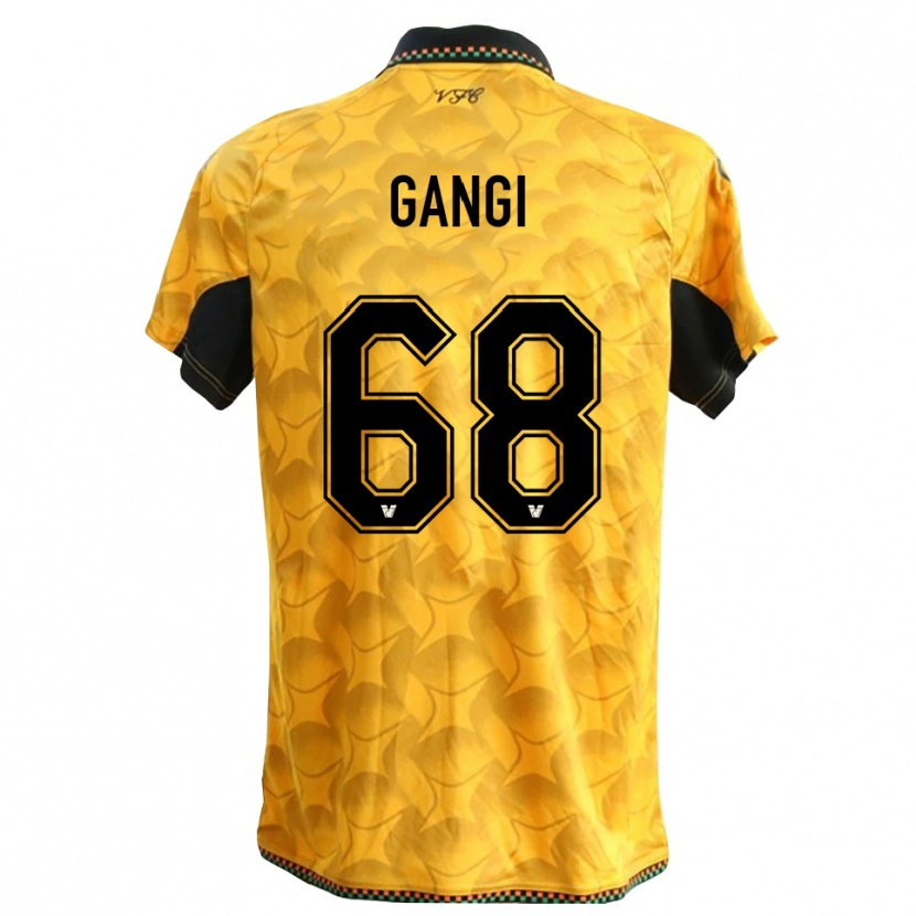 Danxen Donna Chiara Gangi #68 Maglia Gara Portiere Giallo Nero 2025/26 Maglietta