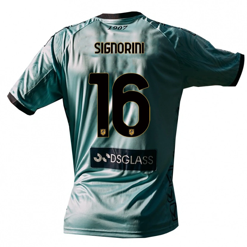 Danxen Donna Alessandro Signorini #16 Maglia Gara Portiere Azzurro Bianco 2025/26 Maglietta