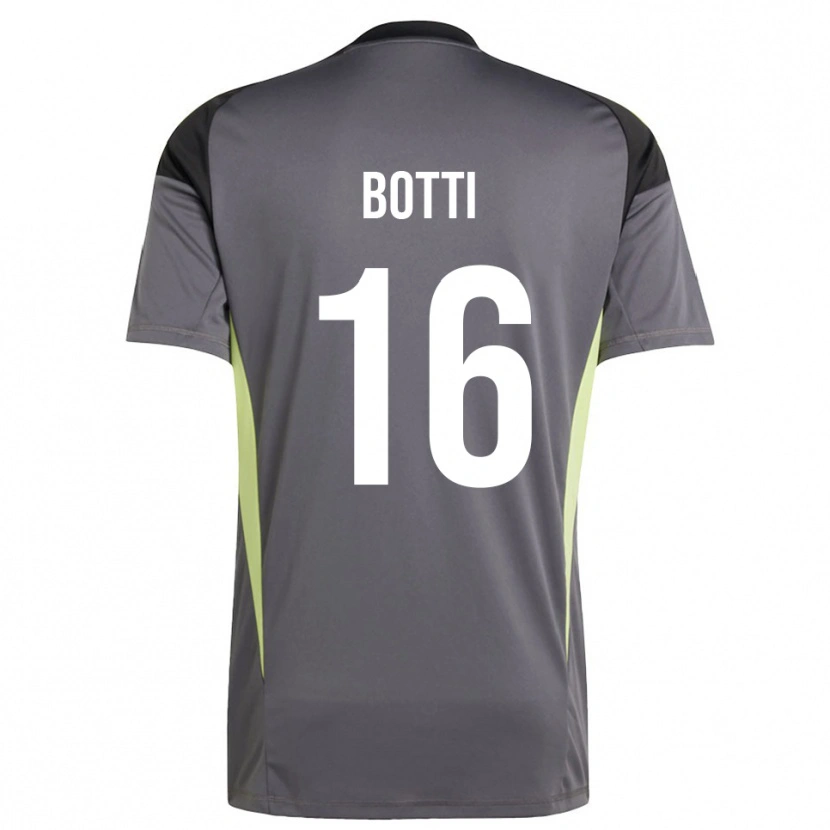 Danxen Donna Federico Botti #16 Maglia Gara Portiere Grigio Scuro 2025/26 Maglietta
