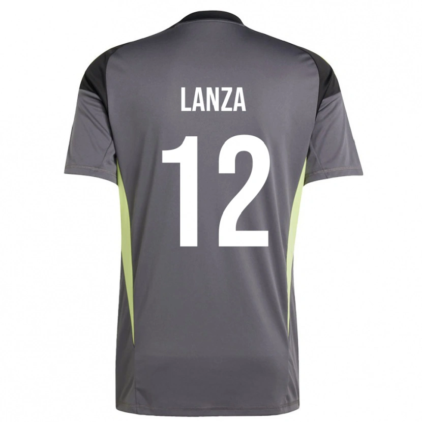 Danxen Donna Cesare Lanza #12 Maglia Gara Portiere Grigio Scuro 2025/26 Maglietta
